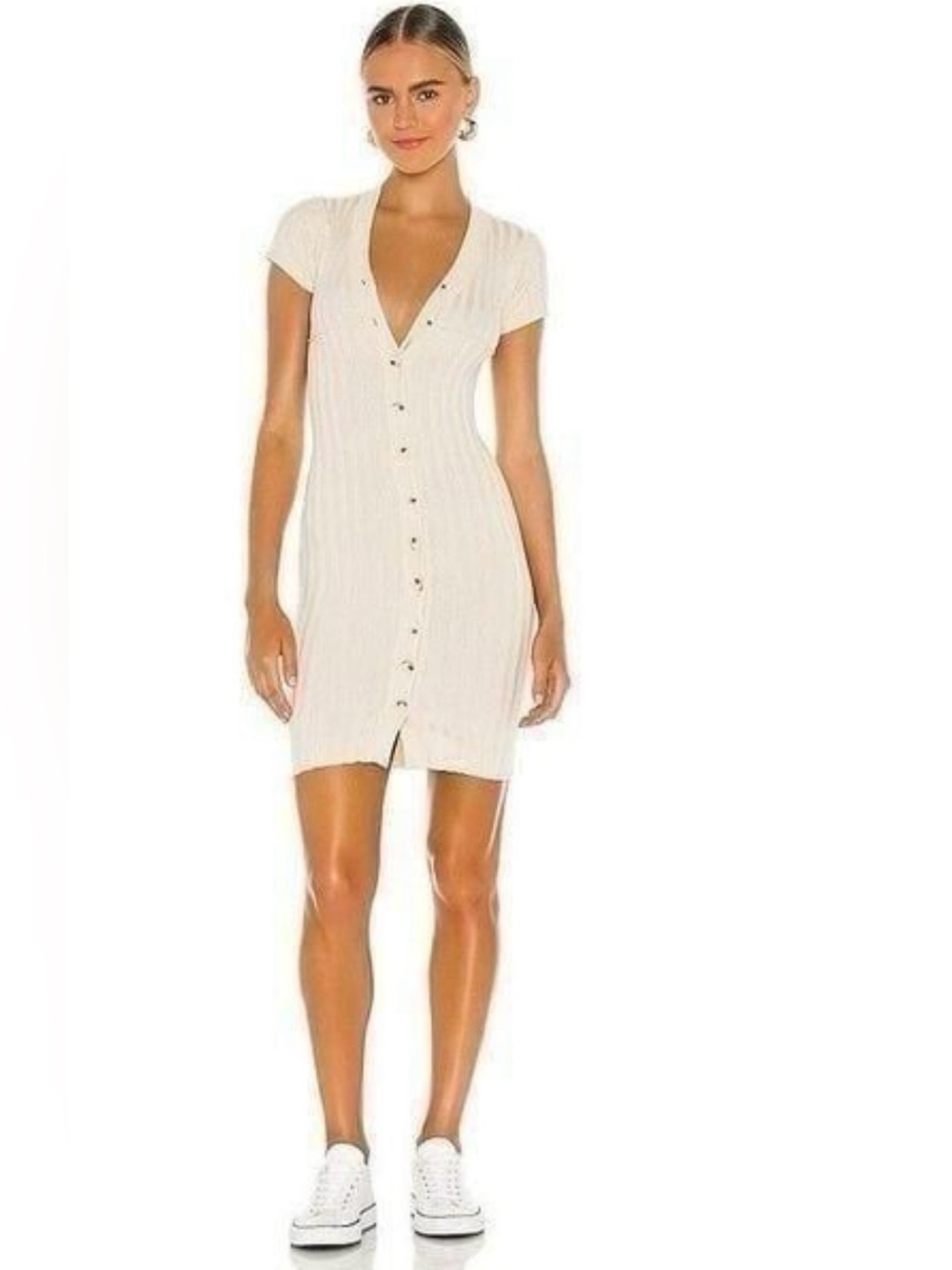 SNDYS WOMENS NEVADA DRESS Cream Beige Women’s Size S